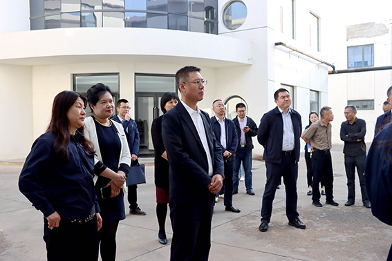 市人社局党组书记、局长一行走进YH533388银河焊材集团调研
